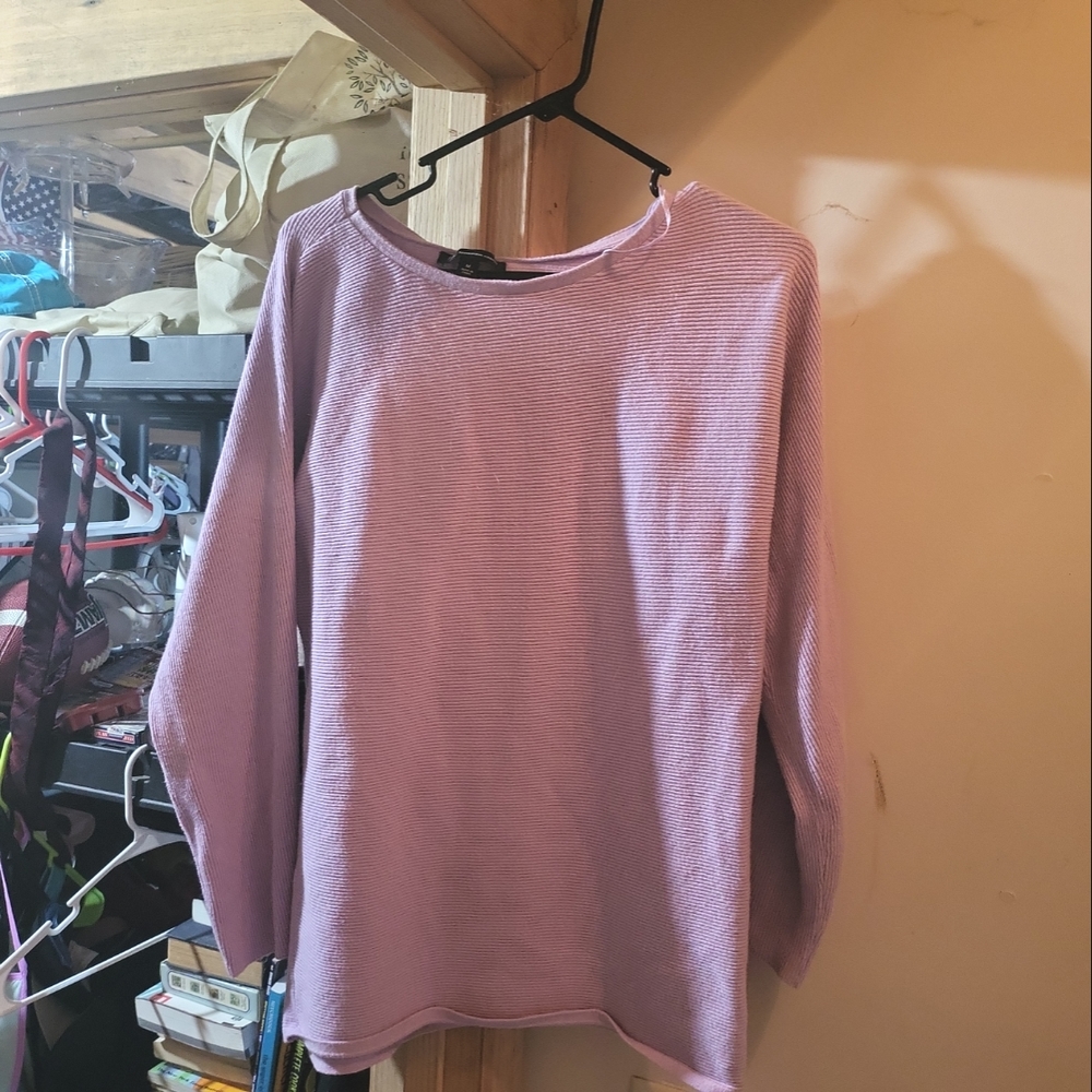 3/4 length sleeve, lilac, International Concepts sweater
